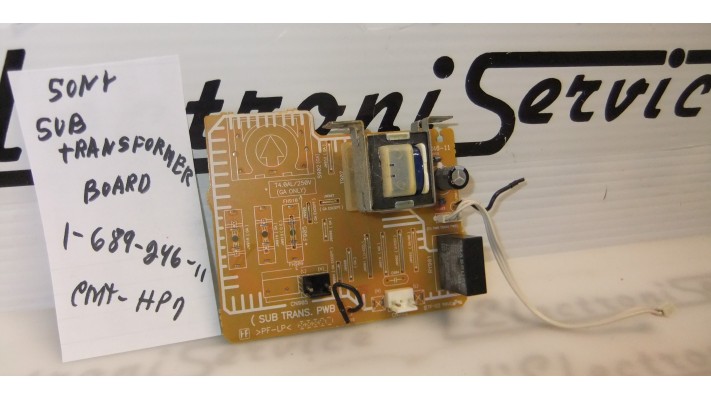 Sony 1-689-246-11 sub transformer board
